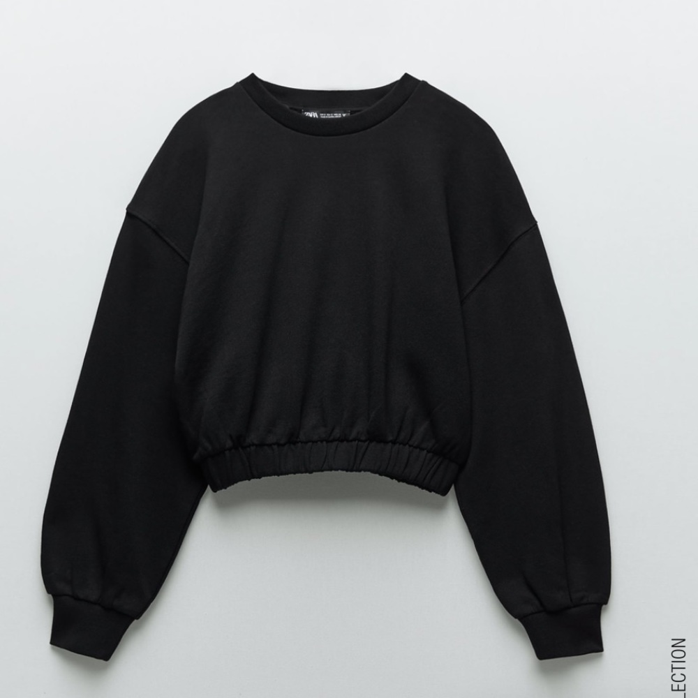 ZARA BNWT Plush Sweatshirt - Picture 5 of 5